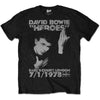 David Bowie Heroes Earls Court [T-Shirt] by Rock Band Apparel