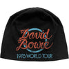 David Bowie World Tour Logo JD Print [Hat] by Rock Band Apparel