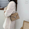 Dazzling Scrub Leather Designer Shoulder Bags For Women And Girls Luxury Chain Rivet Crossbody Bag - Female Small Handbags by Stevvex