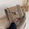 Dazzling Scrub Leather Designer Shoulder Bags For Women And Girls Luxury Chain Rivet Crossbody Bag - Female Small Handbags by Stevvex