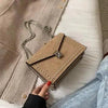 Dazzling Scrub Leather Designer Shoulder Bags For Women And Girls Luxury Chain Rivet Crossbody Bag - Female Small Handbags by Stevvex