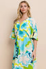Floral Printed Slit Maxi Dress For Women – Summer Floral Maxi Dress, Elegant Slit Maxi Dress, Feminine Floral Dress, Romantic Floral Dress, Chic Summer Maxi Dress, Vibrant Slit Dress, Sophisticated Floral Dress by Stevvex