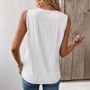 Women's Loose-Fit Round-Neck Cotton Tank Top – Casual Elegant Solid Color by FitiqueFit
