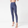 💜 Marble Print High-Waist Yoga Leggings – Sculpted Fit in Bold Purple by FitiqueFit