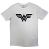 DC Comics Wonder Woman - Black Paint Logo [T-Shirt] by Rock Band Apparel