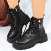 Round Toe Block Heels Boots with Mid-Heel Comfort by FitiqueFit