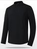 Men's Plus Size Long Sleeve Quarter Zip T-Shirt by Simply Love