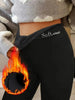 Women’s Fleece-Lined High-Waist Shark Leggings by FitiqueFit