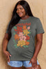 Simply Love Full Size GRATEFUL Flower Graphic Cotton T-Shirt by Simply Love