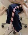 Bow Line Terry Casual Sweatpants