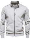 Men's Zip Up Long Sleeve Sweatshirt