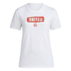 adidas Womens FC Short Sleeve Pre-Game T-Shirt White/Atlanta United Large by EasyOptionXY