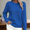 Women’s Textured Crew‑Neck Pullover Top by FitiqueFit