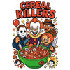 Cereal Halloween Characters T-Shirt – Custom Spooky Cartoon Tee, Black Short Sleeve Shirt for Men & Women by Dog Mom Hat