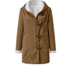 Sherpa-Lined Duffle Toggle Jacket with Hood — Warm Hooded Fleece Coat by FitiqueFit
