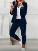 Lapel Blazer & Drawstring Trousers OL Suit – 12 Colors XS–3XL by FitiqueFit