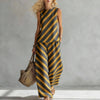 Women's Sleeveless Printed Tank Top & Wide-Leg Pants Two-Piece Set by FitiqueFit