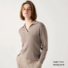 Women’s Ribbed Half-Open Collar Sweater by FitiqueFit