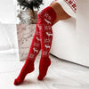 Winter Christmas Warm Knitted Women Stocking by FitiqueFit