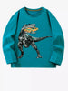 Children's Dinosaur Graphic Long Sleeve T-Shirt by Simply Love