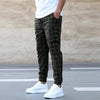 🧵 Men's Fashion Plaid Print Drawstring Trousers by FitiqueFit
