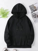 Women's Letter Print Hoodie – Casual Fall & Winter Drawstring Sweatshirt for Daily Wear by Dog Mom Hat