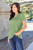 Basic Bae Bamboo Full Size V-Neck Short Sleeve T-Shirt by Simply Love