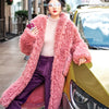 Fashionable Warm Ladies Plush Coat Autumn Winter