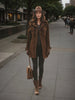 Women’s Vintage Style Long Winter Jacket – Warm Windproof Autumn Coat by FitiqueFit