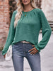 Ruffle Cuff Long Sleeve T-Shirt by Simply Love