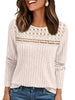 Ribbed Long Sleeve T-Shirt by Simply Love