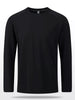 Men's Plus Size Long Sleeve Performance Active T-Shirt by Simply Love
