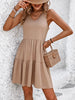 V-Neck Sleeveless Mini Dress Charming Design Women Dress Lightweight Dress For Girls by Stevvex