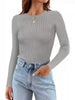 Ribbed Knit Slim Fit Long Sleeve T-Shirt by Simply Love