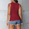 Summer Slim-fit Short Tank Top In Solid Color by My Store