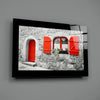 Red Entrance Glass Wall Art by Insigneart USA