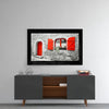 Red Entrance Glass Wall Art by Insigneart USA
