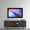 Sunset at the Pier Glass Wall Art by Insigneart USA
