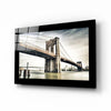 Brooklyn Bridge Glass Wall Art by Insigneart USA