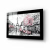 Pink and Paris Glass Wall Art by Insigneart USA