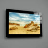 Sand and Rocks Glass Wall Art by Insigneart USA