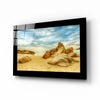Sand and Rocks Glass Wall Art by Insigneart USA