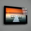 Sunset Glass Wall Art by Insigneart USA
