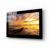 Clouds and Sunset Glass Wall Art by Insigneart USA