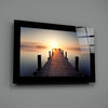 Sunset Glass Wall Art by Insigneart USA