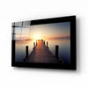Sunset Glass Wall Art by Insigneart USA