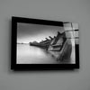 Abandoned Boat Glass Wall Art by Insigneart USA