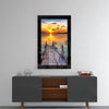 Sunset and the Birds Glass Wall Art by Insigneart USA