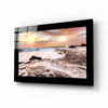 Cloudy Waves Glass Wall Art by Insigneart USA