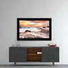 Cloudy Waves Glass Wall Art by Insigneart USA